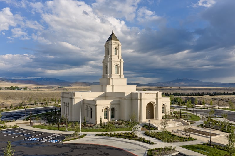 El exterior del Templo de Cody Wyoming.
