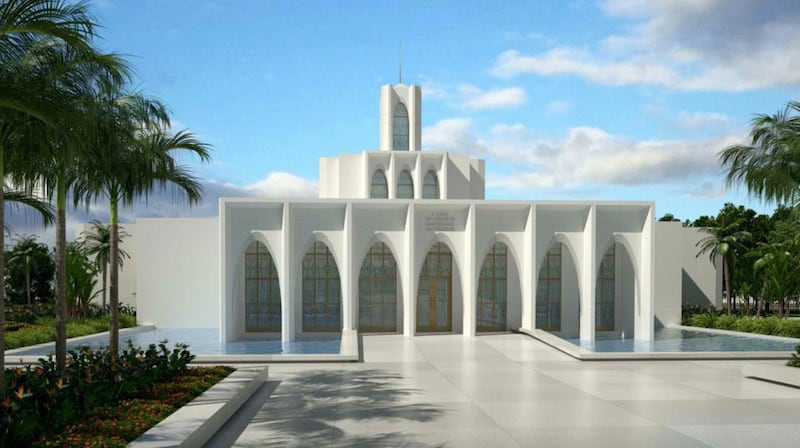 El Templo de Brasilia, Brasil, de La Iglesia de Jesucristo de los Santos de los Últimos Días.