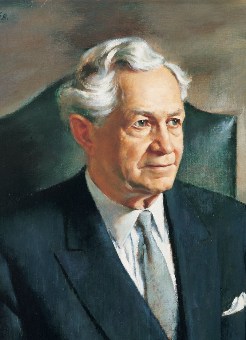 Un retrato del presidente David O. McKay.