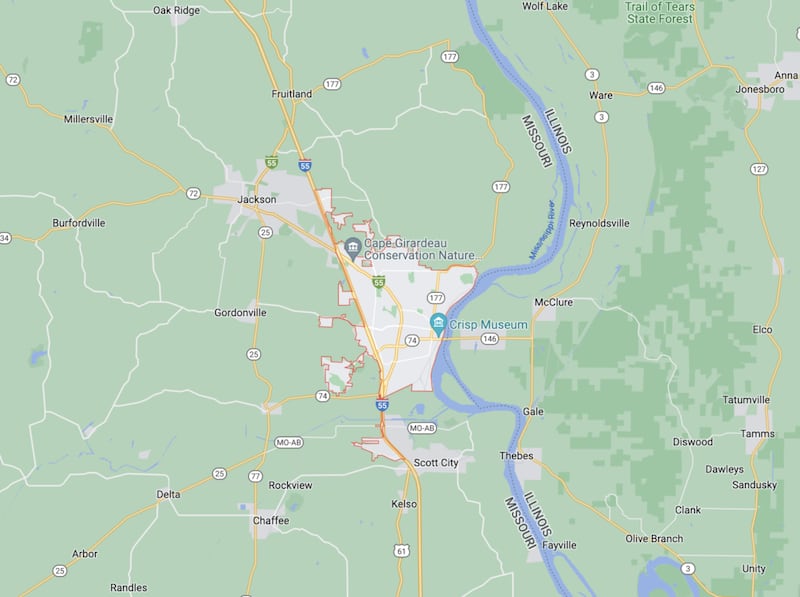 Cape Girardeau es una ciudad en el sureste de Missouri, ubicada a lo largo del río Misisipi.