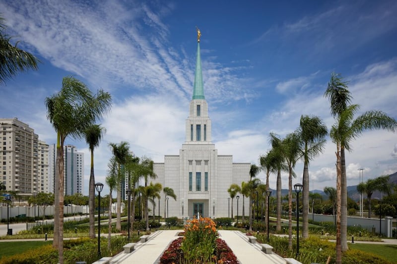 El Templo de Río de Janeiro, Brasil.