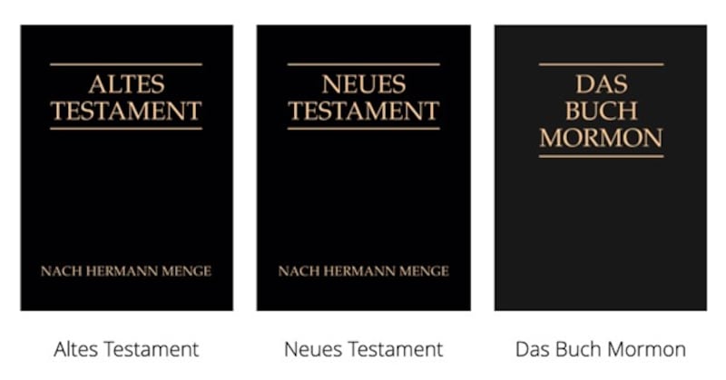 La Iglesia ha publicado digitalmente la versión de dominio público de 1939 de la traducción alemana de Menge.