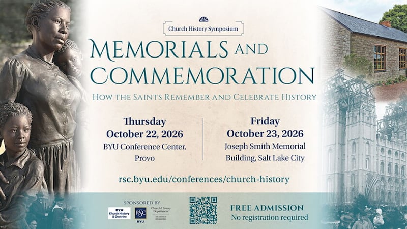"Memoriales y conmemoración: Cómo los santos recuerdan y celebran la historia" es el tema del Simposio de Historia de la Iglesia el 22-23 de octubre de 2026.