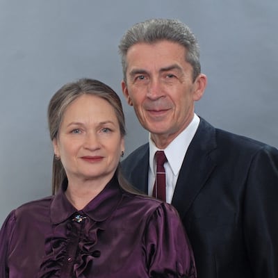 Alla Ivanovna Vysnevska y Borys Evgen’evich Vyshnevskyi.