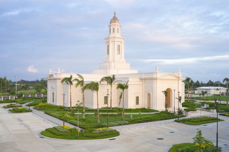 El exterior del Templo de Bacolod, Filipinas.