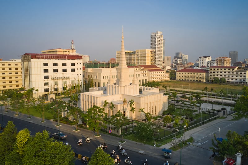 El Templo de Phnom Penh Camboya.
