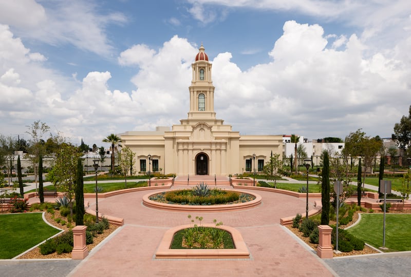 Los terrenos del Templo de San Luis Potosí, México.