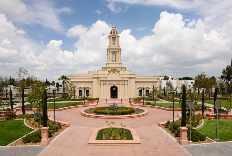 Los terrenos del Templo de San Luis Potosí, México.