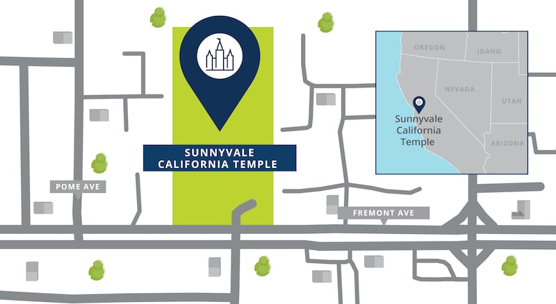 El futuro lugar del Templo de Sunnyvale, California, anteriormente llamado Templo de San José, California.