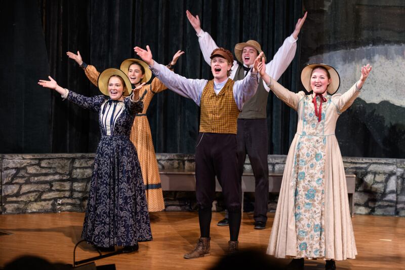 Los misioneros se presentan en “The promise”, uno de los espectáculos en la histórica Nauvoo, Illinois.