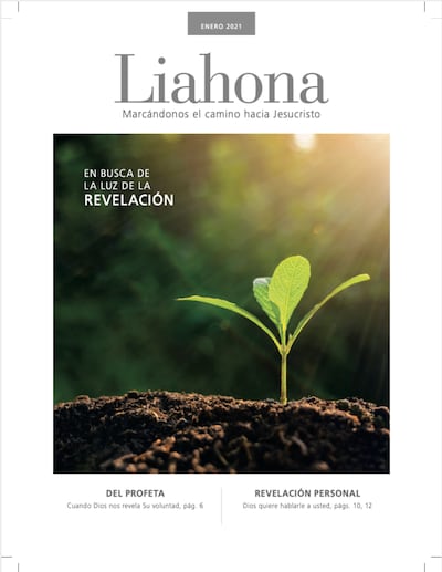 La cubierta de la revista “Liahona” de enero de 2021.