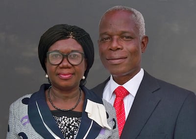 John Kodwo Buah y Augustina Anita Danso Buah