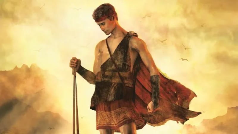 "David y Goliat" es una obra de Steve Nethercott.