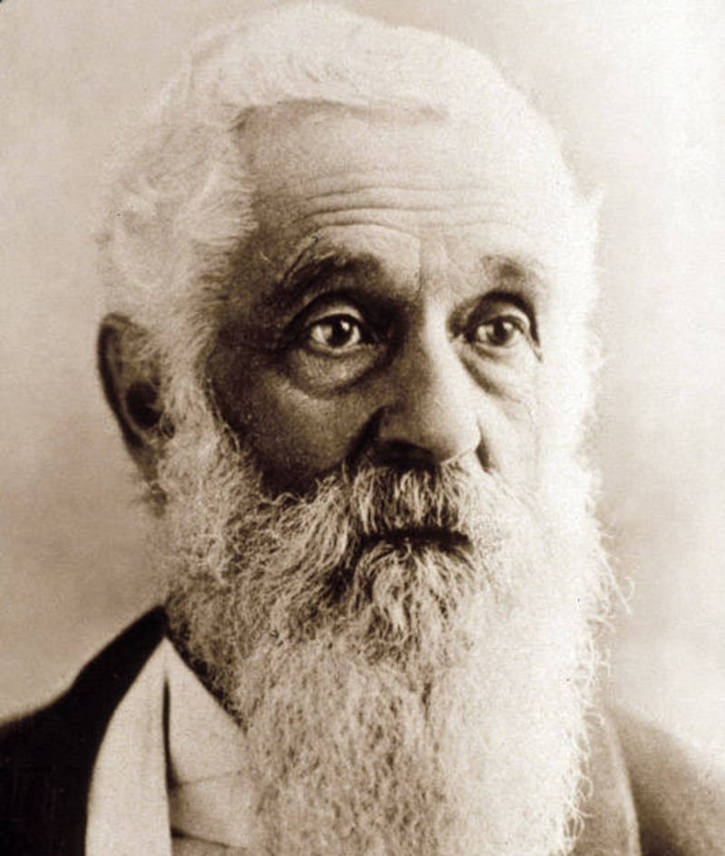 Una fotografía en blanco y negro de Lorenzo Snow, presidente de la Iglesia de 1898 a 1901.
