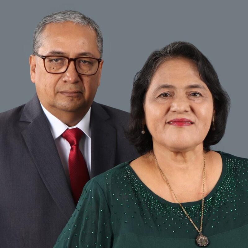 Byron W. Manzo y Fanny Manzo, quienes servirán como presidente y directora del Templo de Guayaquil, Ecuador, a partir de julio de 2026.