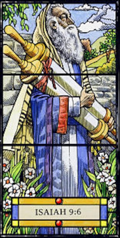 Isaías profetiza sobre el nacimiento y la vida de Jesucristo, el Hijo de Dios. Isaías 9:6.