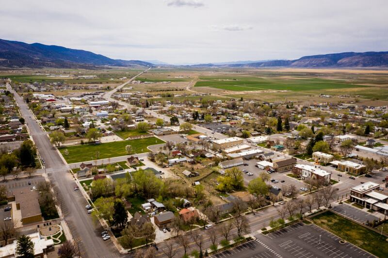 Ephraim, Utah, es fotografiada, el sábado, 1 de mayo de 2021. La Iglesia de Jesucristo de los Santos de los Últimos Días anunció que construirá un nuevo templo en la ciudad.