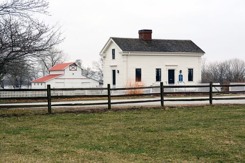 La casa de Hiram y Sarah Kimball en Nauvoo, Illinois, es donde José, Emma y otras parejas pasaron la Navidad de 1842.