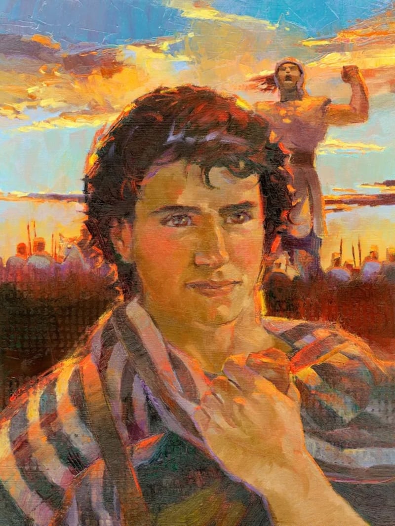 "Ilustración de David" es de Dilleen Marsh.