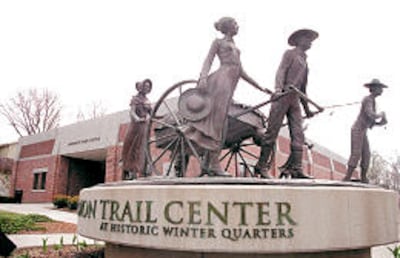 El Mormon Trail Center relata la migración de los pioneros al Valle de Salt Lake.