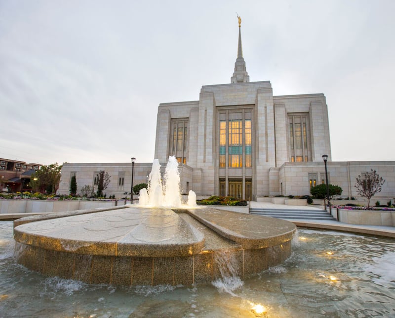 El Templo de Ogden, Utah, en 2014.
