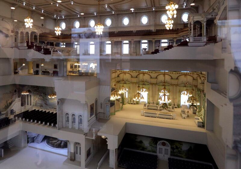 El Templo de Salt Lake cerrará el 29 de diciembre para un proceso de renovaciones extensas. Se exhibe un modelo del Templo en el Centro de Visitantes del Sur de la Manzana del Templo en Salt Lake City el miércoles, 4 de diciembre de 2019.