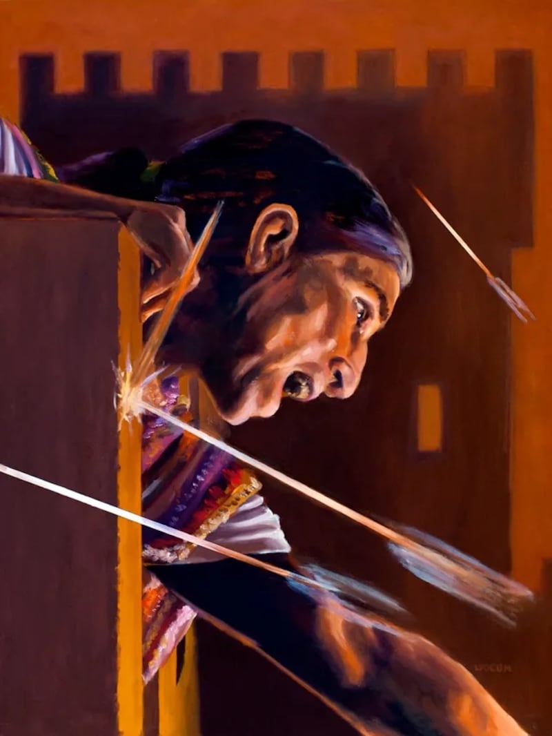 "Samuel the Lamanite" is by Lester Yocum.