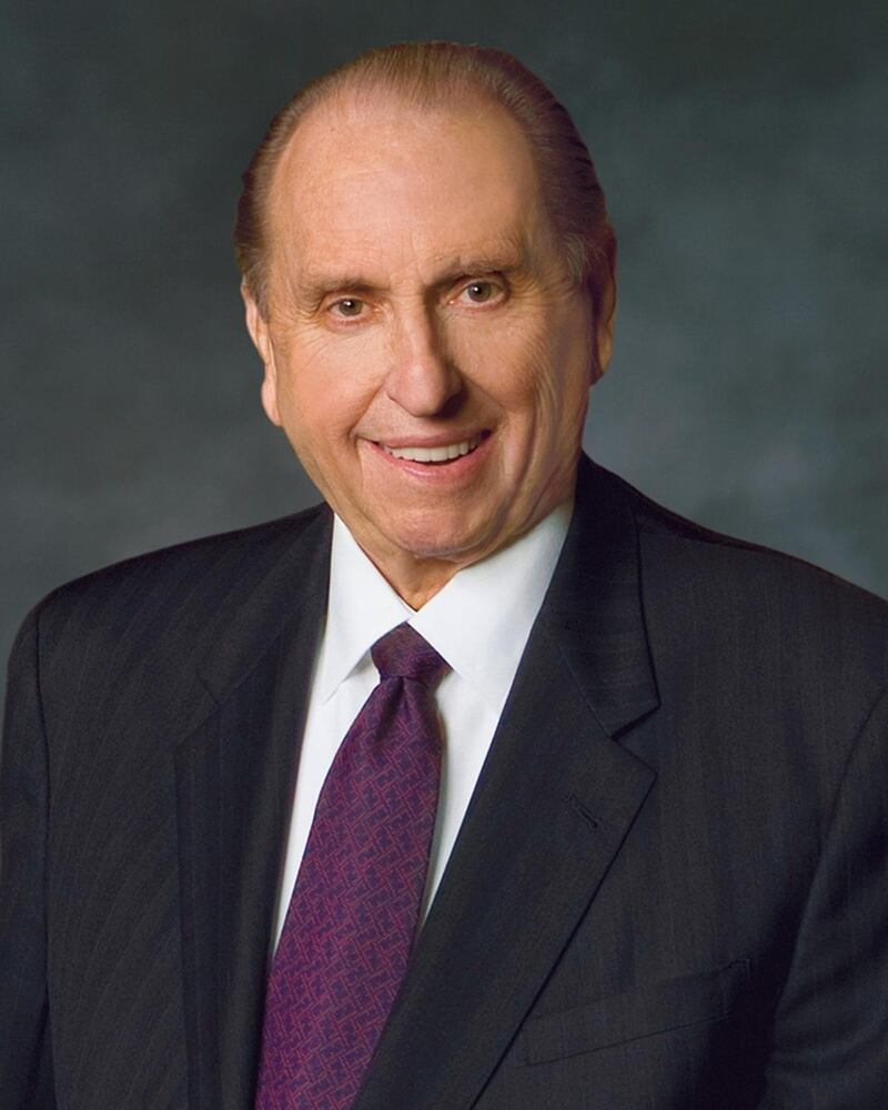 Un retrato del expresidente de la Iglesia, Thomas S. Monson.