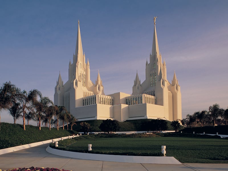 El Templo de San Diego, California.