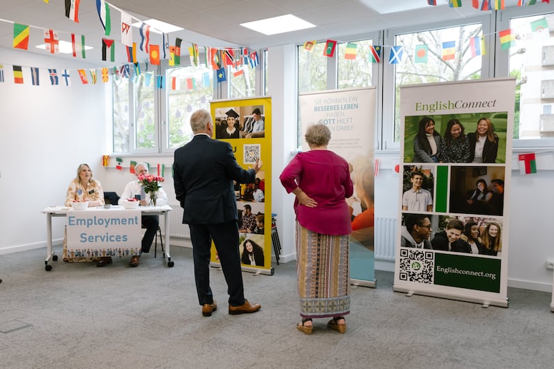 El nuevo Instituto de Religión de Fráncfort se ve en Fráncfort, Alemania, el 18 de abril de 2026.