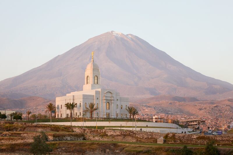 El Templo de Arequipa, Perú.