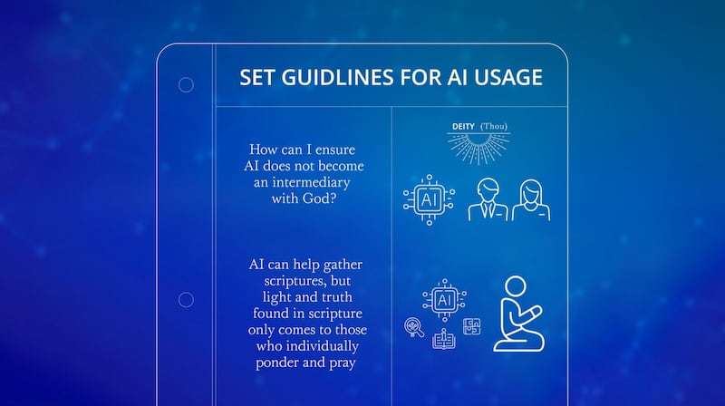 En un video publicado el domingo 7 de junio de 2026, el élder Gerrit W. Gong pidió a los usuarios de la inteligencia artificial que establezcan pautas para evitar colocar la inteligencia artificial entre sí mismos y Dios.