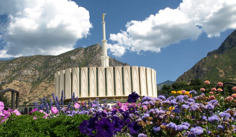 El Templo de Provo Utah.