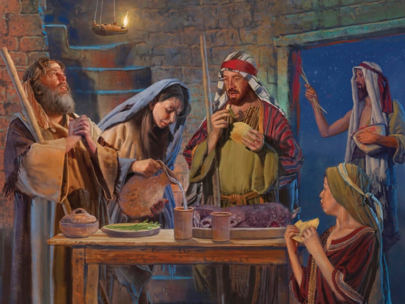 “The Passover Supper” is by Brian Call.