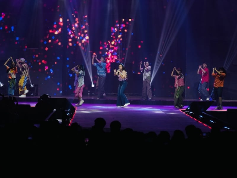 Los artistas participan en "Walk With Me: The 2026 Youth Concert" en Cagayan de Oro, Filipinas, 19 de septiembre de 2026.