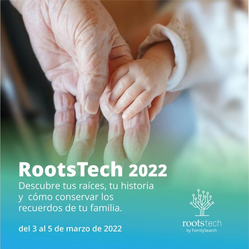 La inscripción ya está abierta para RootsTech 2022, que se llevará a cabo en línea del 3 al 5 de marzo de 2022.