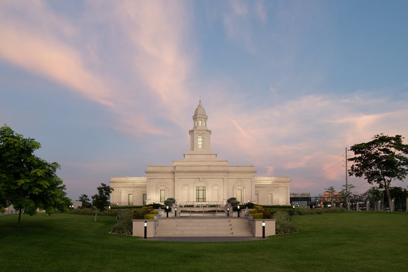 El Templo de Managua, Nicaragua al atardecer.