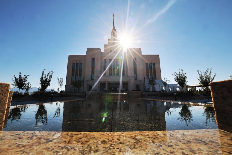 El Templo de Saratoga Springs, Utah.